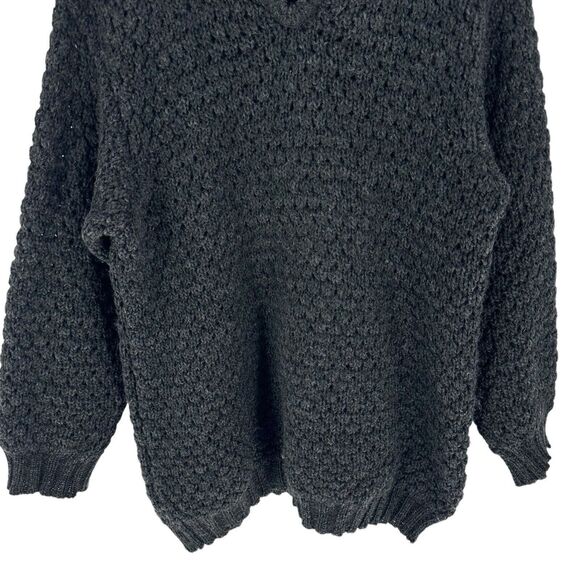 Patrick Malin Sweater Mens M Pure Wool Donegal Ireland Thick Chunky Fisherman - Picture 7 of 16